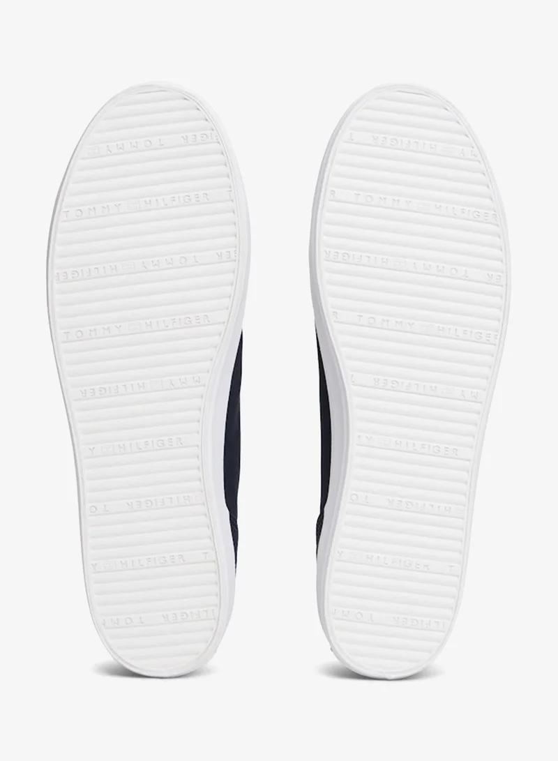 TOMMY HILFIGER  Enamel Flag Canvas Trainers for Women | Best Price UAE
